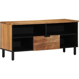 VidaXL TV Cabinet-TV Stand-Television Unit Brown 100 x 33.5 x 46 cm Solid Acacia wood 2 VidaXL TV Cabinet-TV Stand-Television Unit Brown 100 x 33.5 x 46 cm Solid Acacia wood 2