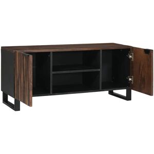 VidaXL TV Cabinet-TV Stand-Television Unit Brown 105 x 33 x 46 cm Solid mango wood 6156 VidaXL TV Cabinet-TV Stand-Television Unit Brown 105 x 33 x 46 cm Solid mango wood 6156