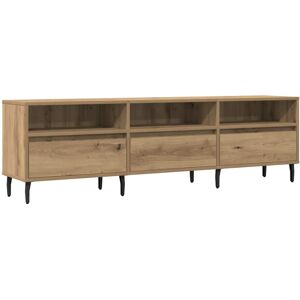 VidaXL TV Cabinet-TV Stand-Television Unit Artisan Oak 150x30x44.5 cm Engineered Wood 2 VidaXL TV Cabinet-TV Stand-Television Unit Artisan Oak 150x30x44.5 cm Engineered Wood 2
