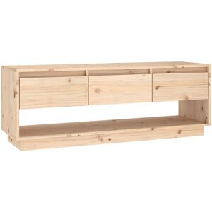 VidaXL TV Cabinet-TV Stand-Television Unit 110.5x34x40 cm Solid Wood Pine 759526 VidaXL TV Cabinet-TV Stand-Television Unit 110.5x34x40 cm Solid Wood Pine 759526