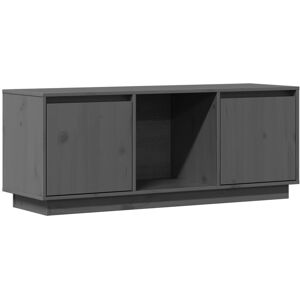 VidaXL TV Cabinet-TV Stand-Television Unit Grey 110.5x35x44 cm Solid Wood Pine 311979 VidaXL TV Cabinet-TV Stand-Television Unit Grey 110.5x35x44 cm Solid Wood Pine 311979