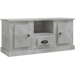 VidaXL TV Cabinet-TV Stand-Television Unit Concrete Grey 100x35.5x45 cm Engineered Wood VidaXL TV Cabinet-TV Stand-Television Unit Concrete Grey 100x35.5x45 cm Engineered Wood