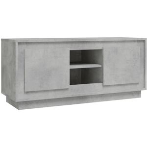 VidaXL TV Cabinet-TV Stand-Television Unit Concrete Grey 102x35x45 cm Engineered Wood 2 VidaXL TV Cabinet-TV Stand-Television Unit Concrete Grey 102x35x45 cm Engineered Wood 2