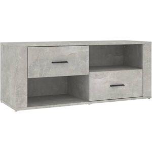VidaXL TV Cabinet-TV Stand-Television Unit Concrete Grey 100x35x40 cm Engineered Wood 9 VidaXL TV Cabinet-TV Stand-Television Unit Concrete Grey 100x35x40 cm Engineered Wood 9