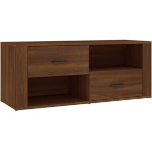 VidaXL TV Cabinet-TV Stand-Television Unit Brown Oak 100x35x40 cm Engineered Wood 97918 VidaXL TV Cabinet-TV Stand-Television Unit Brown Oak 100x35x40 cm Engineered Wood 97918