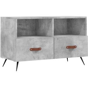 VidaXL TV Cabinet-TV Stand-Television Unit Concrete Grey 80x36x50 cm Engineered Wood 32 VidaXL TV Cabinet-TV Stand-Television Unit Concrete Grey 80x36x50 cm Engineered Wood 32