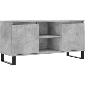 VidaXL TV Cabinet-TV Stand-Television Unit Concrete Grey 104x35x50 cm Engineered Wood 6 VidaXL TV Cabinet-TV Stand-Television Unit Concrete Grey 104x35x50 cm Engineered Wood 6