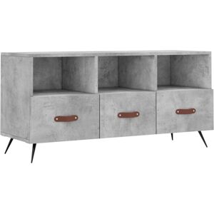 VidaXL TV Cabinet-TV Stand-Television Unit Concrete Grey 102x36x50 cm Engineered Wood 6 VidaXL TV Cabinet-TV Stand-Television Unit Concrete Grey 102x36x50 cm Engineered Wood 6