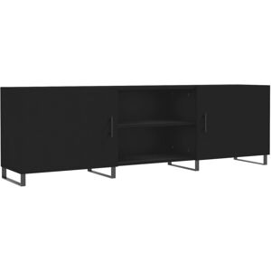 VidaXL TV Cabinet-TV Stand-Television Unit Black 150x30x50 cm Engineered Wood 180762 VidaXL TV Cabinet-TV Stand-Television Unit Black 150x30x50 cm Engineered Wood 180762