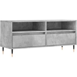 VidaXL TV Cabinet-TV Stand-Television Unit Concrete Grey 100x34.5x44.5 cm Engineered Wo VidaXL TV Cabinet-TV Stand-Television Unit Concrete Grey 100x34.5x44.5 cm Engineered Wo