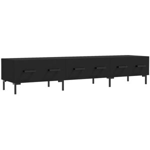VidaXL TV Cabinet-TV Stand-Television Unit Black 150x36x30 cm Engineered Wood 236538 VidaXL TV Cabinet-TV Stand-Television Unit Black 150x36x30 cm Engineered Wood 236538