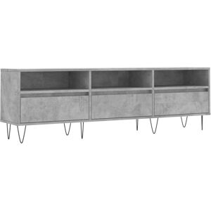 VidaXL TV Cabinet-TV Stand-Television Unit Concrete Grey 150x30x44.5 cm Engineered Wood VidaXL TV Cabinet-TV Stand-Television Unit Concrete Grey 150x30x44.5 cm Engineered Wood