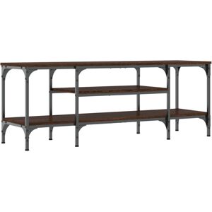 VidaXL TV Cabinet-TV Stand-Television Unit Brown Oak 121x35x45 cm Engineered Wood&Iron VidaXL TV Cabinet-TV Stand-Television Unit Brown Oak 121x35x45 cm Engineered Wood&Iron