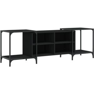 VidaXL TV Cabinet-TV Stand-Television Unit Black 153x37x50 cm Engineered Wood 314127 VidaXL TV Cabinet-TV Stand-Television Unit Black 153x37x50 cm Engineered Wood 314127