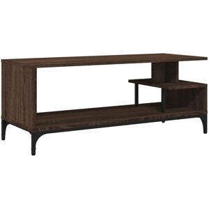 VidaXL TV Cabinet-TV Stand-Television Unit Brown Oak 102x40x41 cm Engineered Wood and P VidaXL TV Cabinet-TV Stand-Television Unit Brown Oak 102x40x41 cm Engineered Wood and P