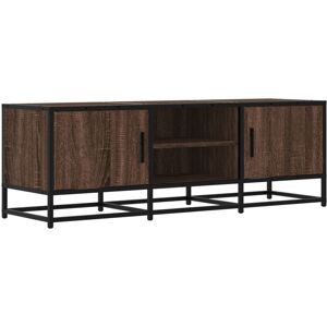 VidaXL TV Cabinet-TV Stand-Television Unit Brown Oak 120x35x41 cm Engineered Wood and M VidaXL TV Cabinet-TV Stand-Television Unit Brown Oak 120x35x41 cm Engineered Wood and M