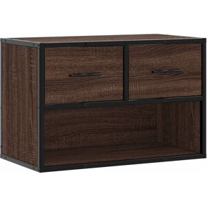 VidaXL TV Cabinet-TV Stand-Television Unit Brown Oak 60x31x39.5 cm Engineered Wood and VidaXL TV Cabinet-TV Stand-Television Unit Brown Oak 60x31x39.5 cm Engineered Wood and