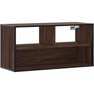 VidaXL TV Cabinet-TV Stand-Television Unit Brown Oak 80x31x39.5 cm Engineered Wood and VidaXL TV Cabinet-TV Stand-Television Unit Brown Oak 80x31x39.5 cm Engineered Wood and