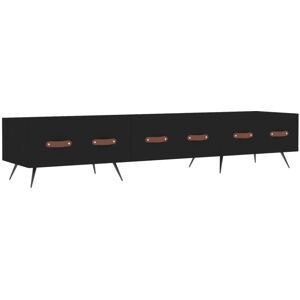 VidaXL TV Cabinet-TV Stand-Television Unit Black 150x36x30 cm Engineered Wood 107500 VidaXL TV Cabinet-TV Stand-Television Unit Black 150x36x30 cm Engineered Wood 107500