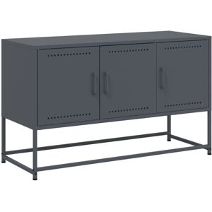 VidaXL TV Cabinet-TV Stand-Television Unit Anthracite 100.5x39x60.5 cm Steel 810267 VidaXL TV Cabinet-TV Stand-Television Unit Anthracite 100.5x39x60.5 cm Steel 810267
