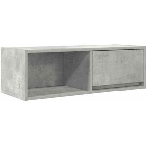 VidaXL TV Cabinet-TV Stand-Television Unit Concrete Grey 80x31x25.5 cm Engineered Wood VidaXL TV Cabinet-TV Stand-Television Unit Concrete Grey 80x31x25.5 cm Engineered Wood