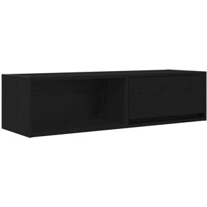 VidaXL TV Cabinet-TV Stand-Television Unit Black Oak 100x31x25.5 cm Engineered Wood 637 VidaXL TV Cabinet-TV Stand-Television Unit Black Oak 100x31x25.5 cm Engineered Wood 637