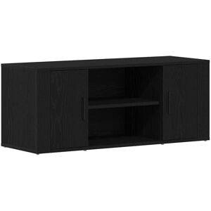VidaXL TV Cabinet-TV Stand-Television Unit Black oak 100 x 35 x 40 cm Engineered wood 1 VidaXL TV Cabinet-TV Stand-Television Unit Black oak 100 x 35 x 40 cm Engineered wood 1