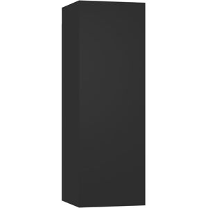 VidaXL TV Cabinet-TV Stand-Television Unit Black 30.5x30x90 cm Engineered Wood 525977 VidaXL TV Cabinet-TV Stand-Television Unit Black 30.5x30x90 cm Engineered Wood 525977