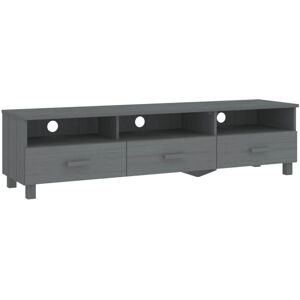 VidaXL TV Cabinet-TV Stand-Television Unit HAMAR Dark Grey 158x40x40 cm Solid Wood Pine VidaXL TV Cabinet-TV Stand-Television Unit HAMAR Dark Grey 158x40x40 cm Solid Wood Pine