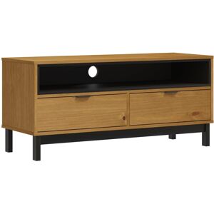 VidaXL TV Cabinet-TV Stand-Television Unit FLAM 110x40x50 cm Solid Wood Pine 818909 VidaXL TV Cabinet-TV Stand-Television Unit FLAM 110x40x50 cm Solid Wood Pine 818909