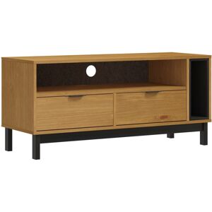 VidaXL TV Cabinet-TV Stand-Television Unit FLAM 110x40x50 cm Solid Wood Pine 809360 VidaXL TV Cabinet-TV Stand-Television Unit FLAM 110x40x50 cm Solid Wood Pine 809360