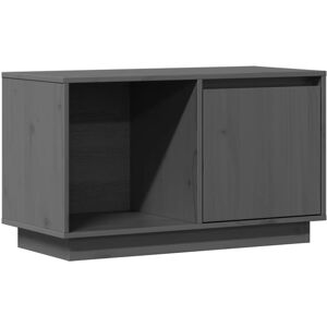 VidaXL TV Cabinet-TV Stand-Television Unit Grey 74x35x44 cm Solid Wood Pine 204191 VidaXL TV Cabinet-TV Stand-Television Unit Grey 74x35x44 cm Solid Wood Pine 204191