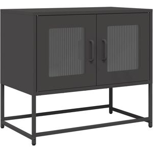 VidaXL TV Cabinet-TV Stand-Television Unit Black 68x39x60.5 cm Cold-rolled Steel 712842 VidaXL TV Cabinet-TV Stand-Television Unit Black 68x39x60.5 cm Cold-rolled Steel 712842