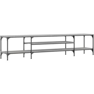 VidaXL TV Cabinet-TV Stand-Television Unit Grey Sonoma 201x35x45 cm Engineered Wood&Iro VidaXL TV Cabinet-TV Stand-Television Unit Grey Sonoma 201x35x45 cm Engineered Wood&Iro