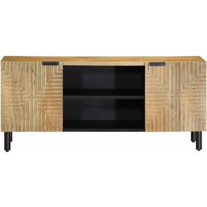 VidaXL TV Cabinet-TV Stand-Television Unit Brown 105x33x46 cm Solid Wood Mango 450745 VidaXL TV Cabinet-TV Stand-Television Unit Brown 105x33x46 cm Solid Wood Mango 450745