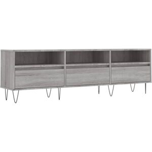 VidaXL TV Cabinet-TV Stand-Television Unit Grey Sonoma 150x30x44.5 cm Engineered Wood 5 VidaXL TV Cabinet-TV Stand-Television Unit Grey Sonoma 150x30x44.5 cm Engineered Wood 5