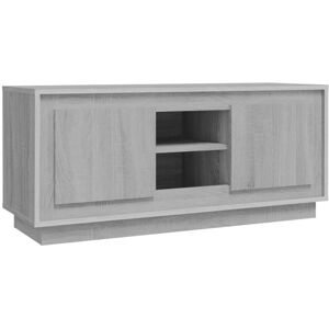 VidaXL TV Cabinet-TV Stand-Television Unit Grey Sonoma 102x35x45 cm Engineered Wood 263 VidaXL TV Cabinet-TV Stand-Television Unit Grey Sonoma 102x35x45 cm Engineered Wood 263