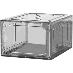 Unbranded For Sports Shoe Box Plastic Shoe Box Dustproof Shoe Storage Box Black Unbranded For Sports Shoe Box Plastic Shoe Box Dustproof Shoe Storage Box Black