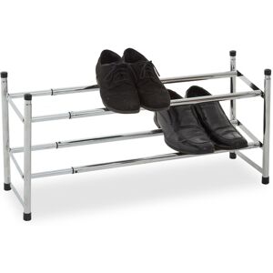 Premier Housewares Extendable Shoe Rack Two Tier Shoe Stand Angled Shelves o Premier Housewares Extendable Shoe Rack Two Tier Shoe Stand Angled Shelves o