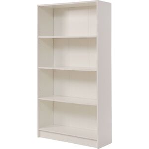 Timber Art Design UK Tall White Bookcase with 4-Tier Adjustable Bookshelf Shelving – Storage Unit for Timber Art Design UK Tall White Bookcase with 4-Tier Adjustable Bookshelf Shelving – Storage Unit for