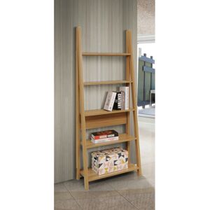 Timber Art Design UK (Oak) 5 Tier Ladder Shelving Storage Shelves Bookcase Unit Timber Art Design UK (Oak) 5 Tier Ladder Shelving Storage Shelves Bookcase Unit