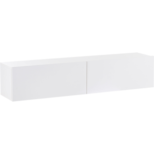 Beliani Gladstone Wall-mounted TV Cabinet - Minimalist White 140x32x30 Beliani Gladstone Wall-mounted TV Cabinet - Minimalist White 140x32x30