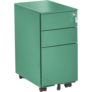Beliani Storage Unit BOLSENA Metal Green Beliani Storage Unit BOLSENA Metal Green