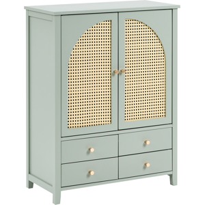 Beliani Shoe Storage Cabinet BENDIGO Mint Green Beliani Shoe Storage Cabinet BENDIGO Mint Green