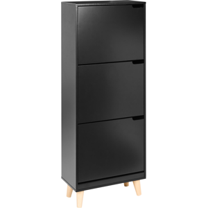 Beliani Shoe Storage Cabinet NEIKA Black Beliani Shoe Storage Cabinet NEIKA Black
