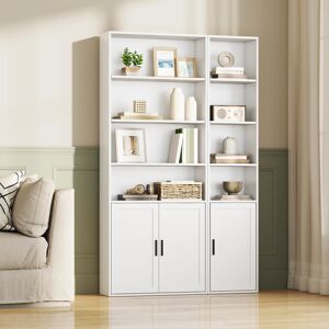 VASAGLE Bookcase, 6-Tier Tall Bookshelf, Book Shelf with Door, Shelving Unit, 24 x 31.8 VASAGLE Bookcase, 6-Tier Tall Bookshelf, Book Shelf with Door, Shelving Unit, 24 x 31.8