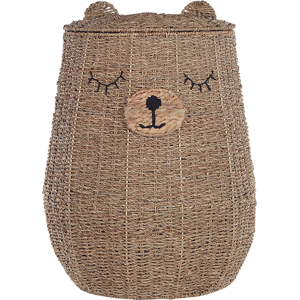 Beliani Wicker Bear Basket Natural - Storage Basket - Toy Hamper Beliani Wicker Bear Basket Natural - Storage Basket - Toy Hamper