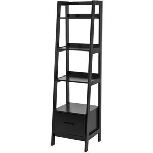 SoBuy White Ladder Shelf Unit FRG116-K-SCH SoBuy White Ladder Shelf Unit FRG116-K-SCH
