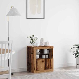 vidaXL - Rustic Wood Buffet - Brown - Rectangular - Buffet vidaXL - Rustic Wood Buffet - Brown - Rectangular - Buffet