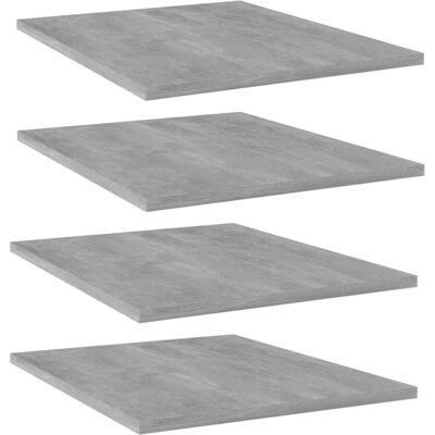 vidaXL - Bookshelf Boards - Concrete Grey - Shelf Boards vidaXL - Bookshelf Boards - Concrete Grey - Shelf Boards